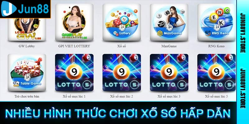 Nhiều hình thức cá cược xổ số hấp dẫn